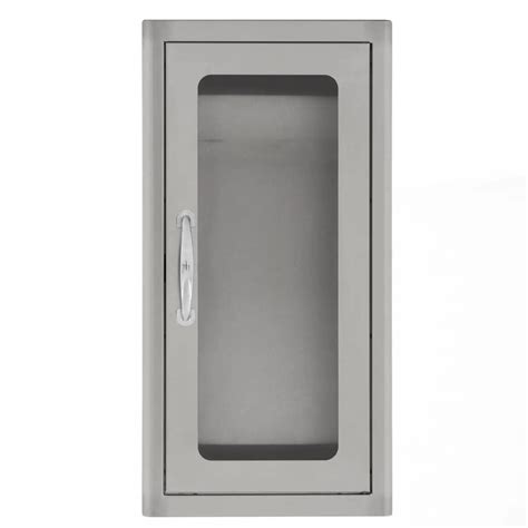 Stainless Steel Semi Recessed Cabinet 